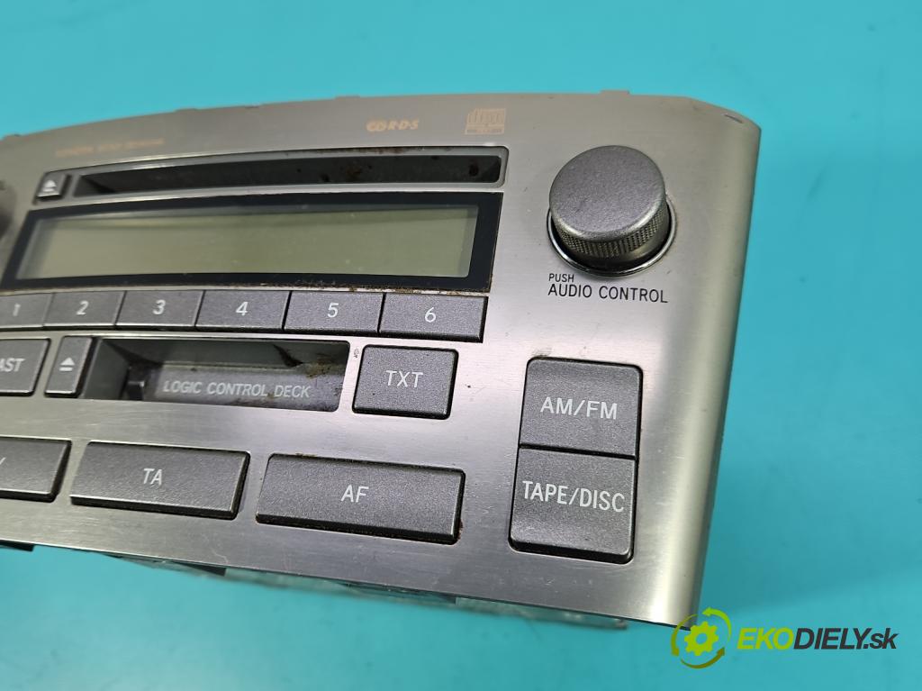 Toyota Avensis II T25 2003-2008 2.0 d4d 116 HP manual 85 kW 1995 cm3 4- Radio originál 86120-05080