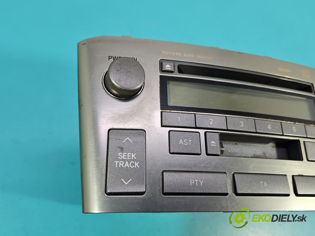 Toyota Avensis II T25 2003-2008 2.0 d4d 116 HP manual 85 kW 1995 cm3 4- Radio originál 86120-05080