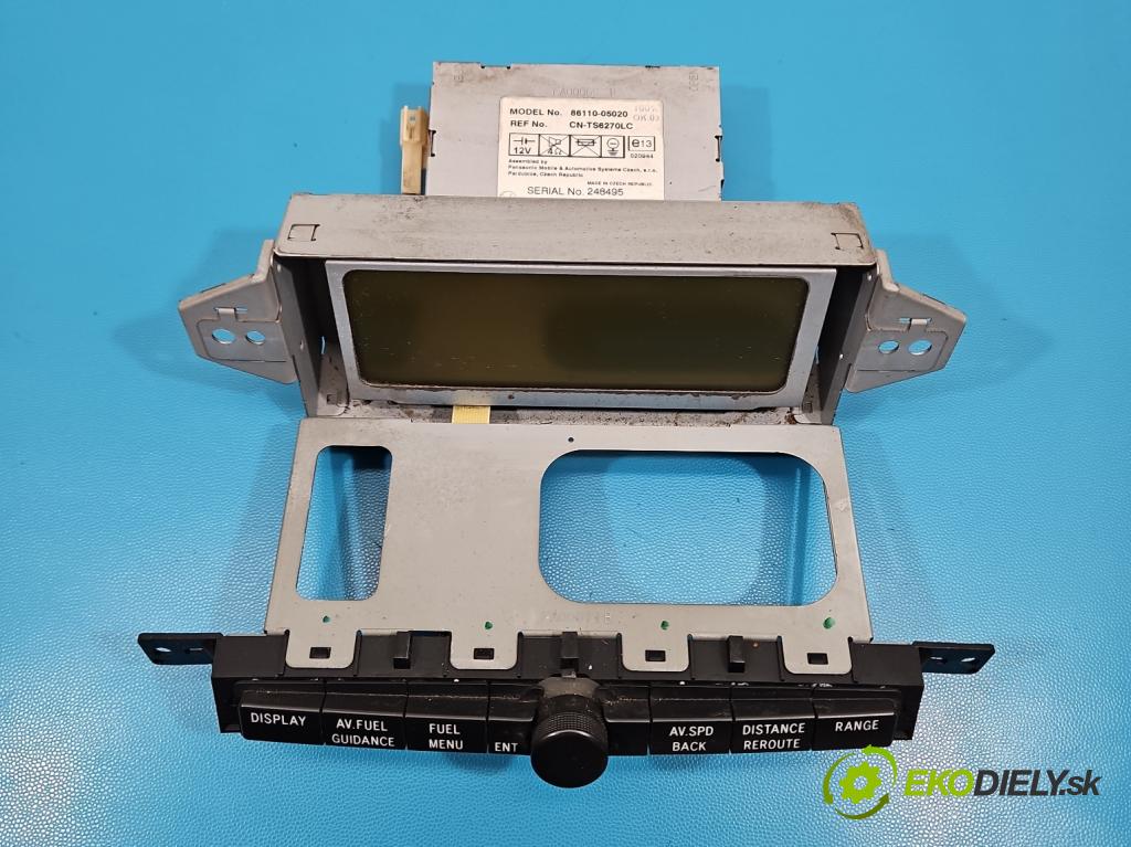 Toyota Avensis II T25 2003-2008 2.0 d4d 116 HP manual 85 kW 1995 cm3 4- Zobrazit: 86110-05020 (Prístrojová doska)