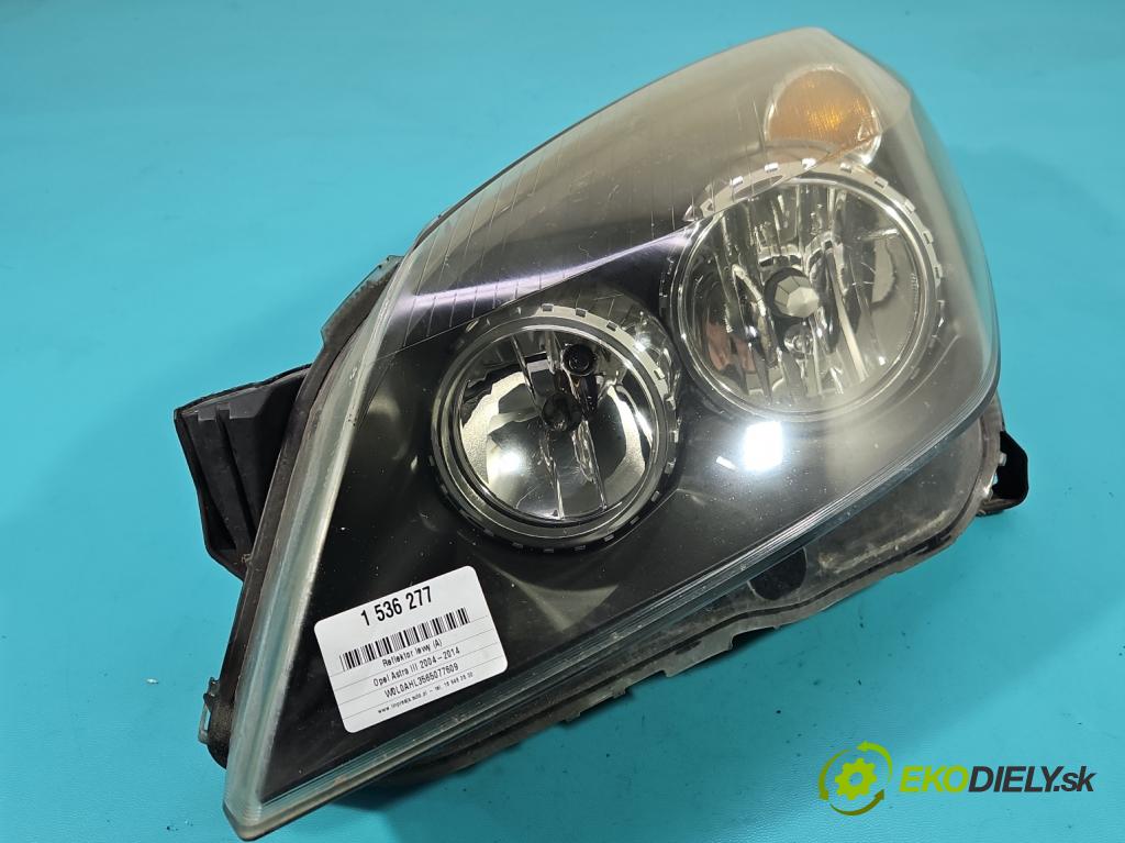 Opel Astra III 2004-2014 1.9 cdti 101 HP manual 74 kW 1910 cm3 5- Reflektor: ľavý 1EG270370-01 (Kľučka dverí ostatné)