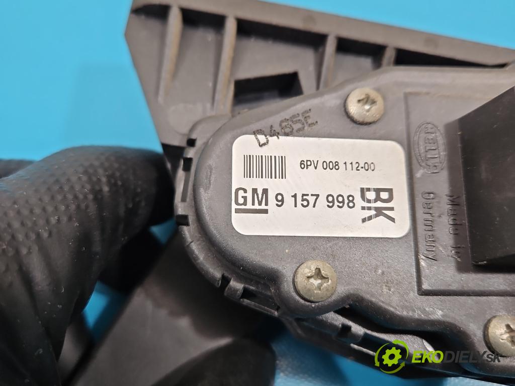 Opel Astra III 2004-2014 1.9 cdti 101 HP manual 74 kW 1910 cm3 5- pedal plyn potenciometr: 9157998