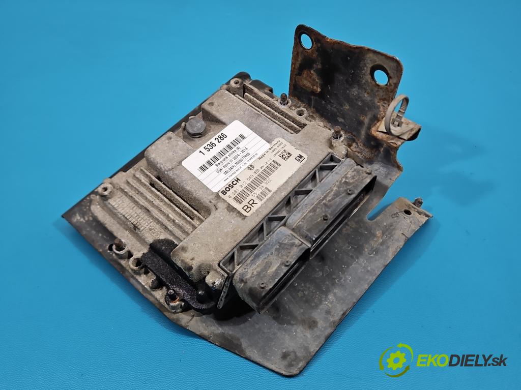Opel Astra III 2004-2014 1.9 cdti 101 HP manual 74 kW 1910 cm3 5- riadiaca jednotka motora 0281012549