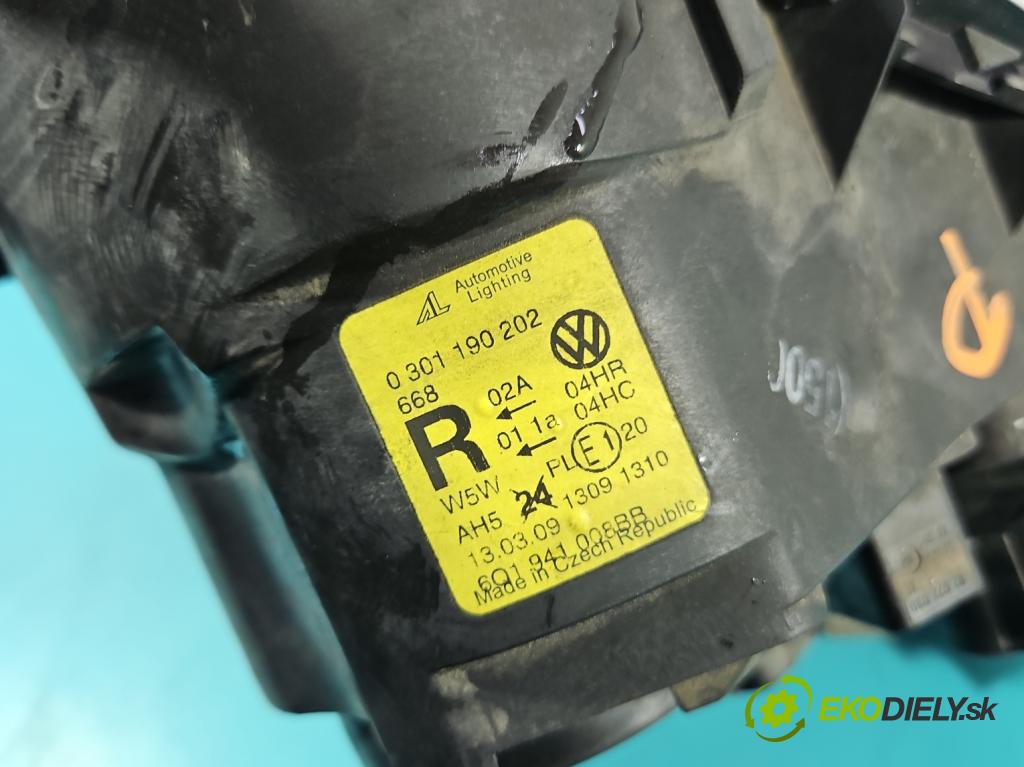 Vw Polo IV 9N 2001-2009 1.2 6v 54 HP manual 40 kW 1198 cm3 5- Reflektor: pravý 6Q1941008BB (Svetlo predné pravé)