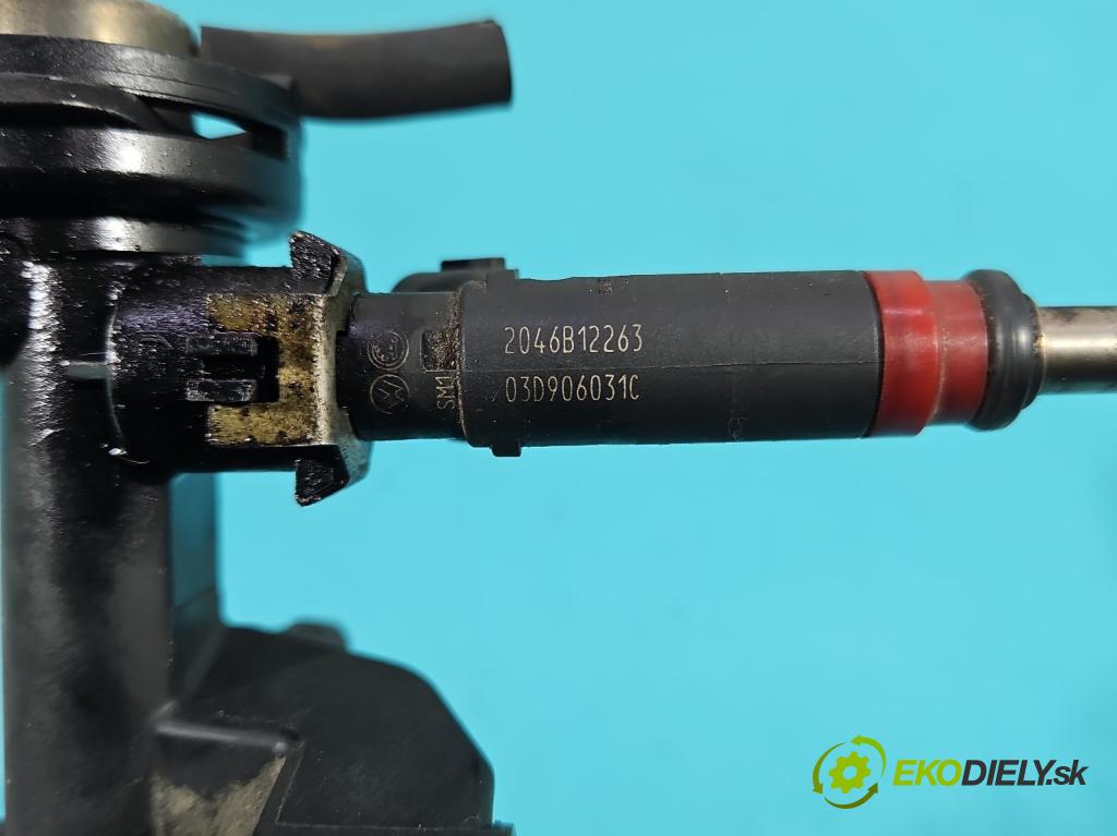 Vw Polo IV 9N 2001-2009 1.2 6v 54 HP manual 40 kW 1198 cm3 5- vstrek 03D906031C (Vstrekovač paliva)