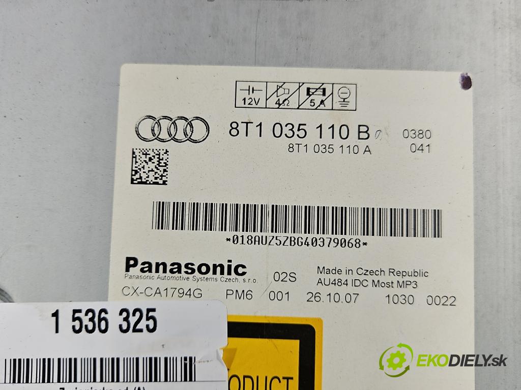 Audi A5 8T 2007-2016 3.0 tdi 239KM manual 176 kW 2967 cm3 2- Menič: cd 8T1035110B (CD menič)