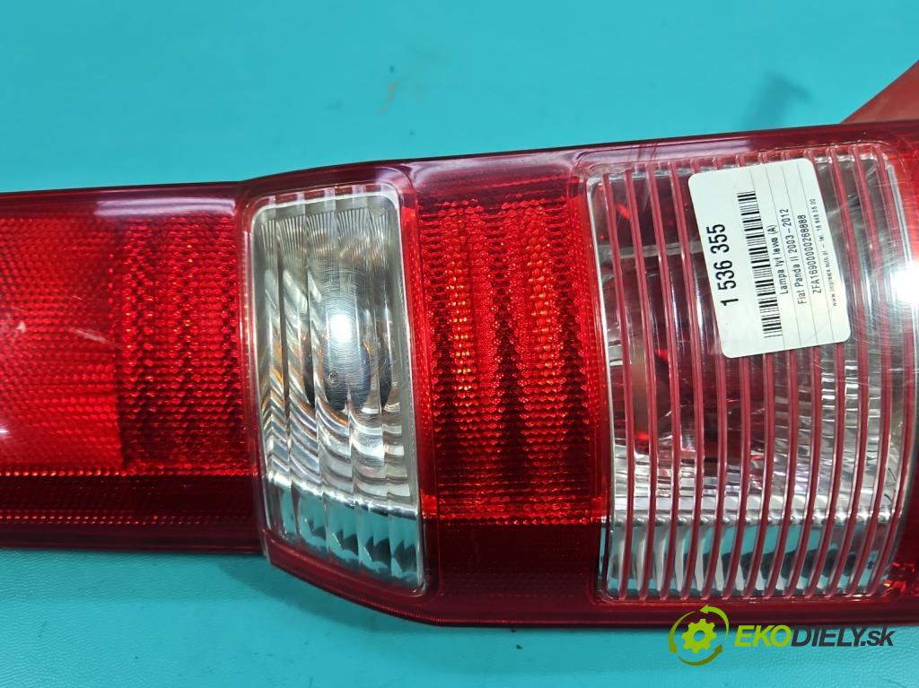 Fiat Panda II 2003-2012 1.2b 60 HP manual 44 kW 1242 cm3 5- svetlo / reflektor zadné ľavé  (Kľučka dverí ostatné)