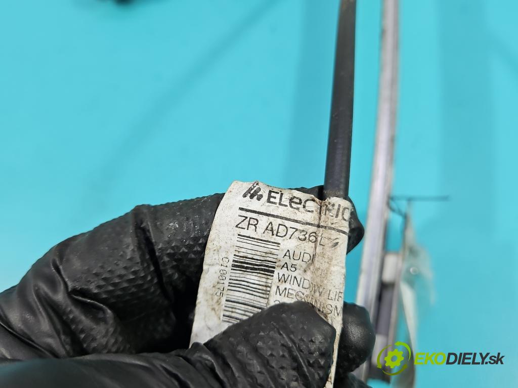 Audi A5 8T 2007-2016 3.0 tdi 239KM manual 176 kW 2967 cm3 2- mechanizmus okna predné ľavý 4F0959801D