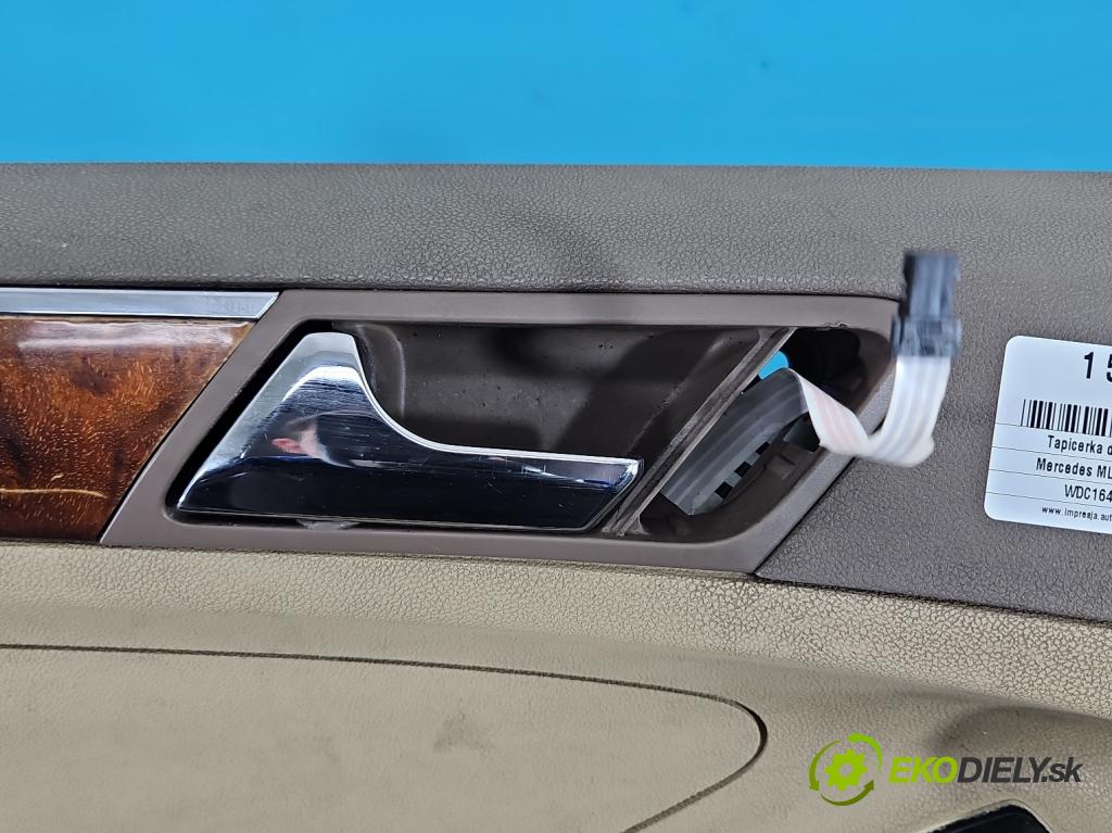 Mercedes ML W164 2005-2011 3.0 cdi 224hp automatic 165 kW 2987 cm3 5- Čalounictví: dvere predné ľavé