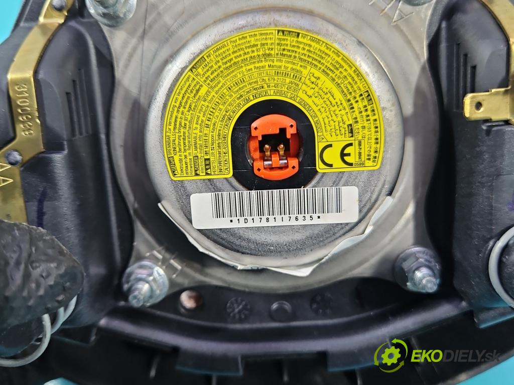 Toyota Yaris III 2011-2020 1.0 vvti 69KM manual 51 kW 998 cm3 5- airbag vzduch: Řidiči: 45019-0D420 (Airbag)