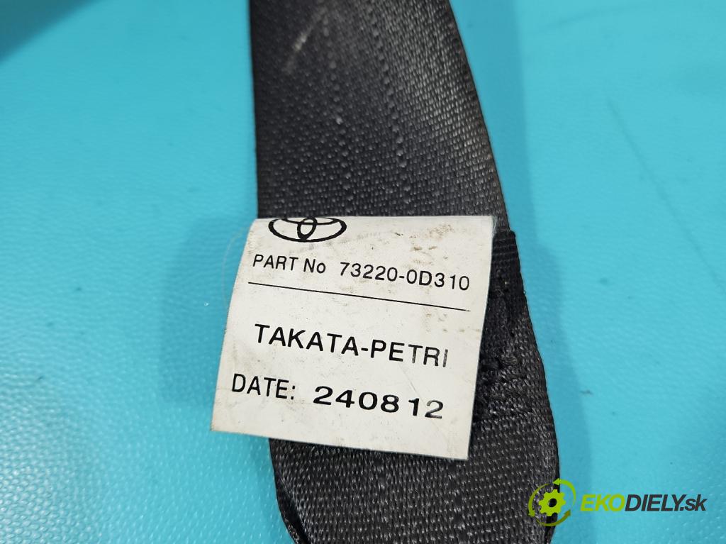 Toyota Yaris III 2011-2020 1.0 vvti 69KM manual 51 kW 998 cm3 5- stěna bezpečnost přední levý 73220-0D310