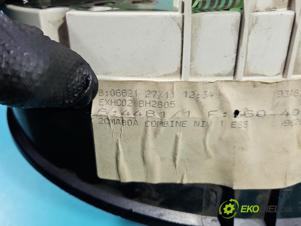 Peugeot 406 1.8 16V 110 HP manual 81 kW 1761 cm3 5- prístrojovka/ budíky 9628533880 (Prístrojová doska)