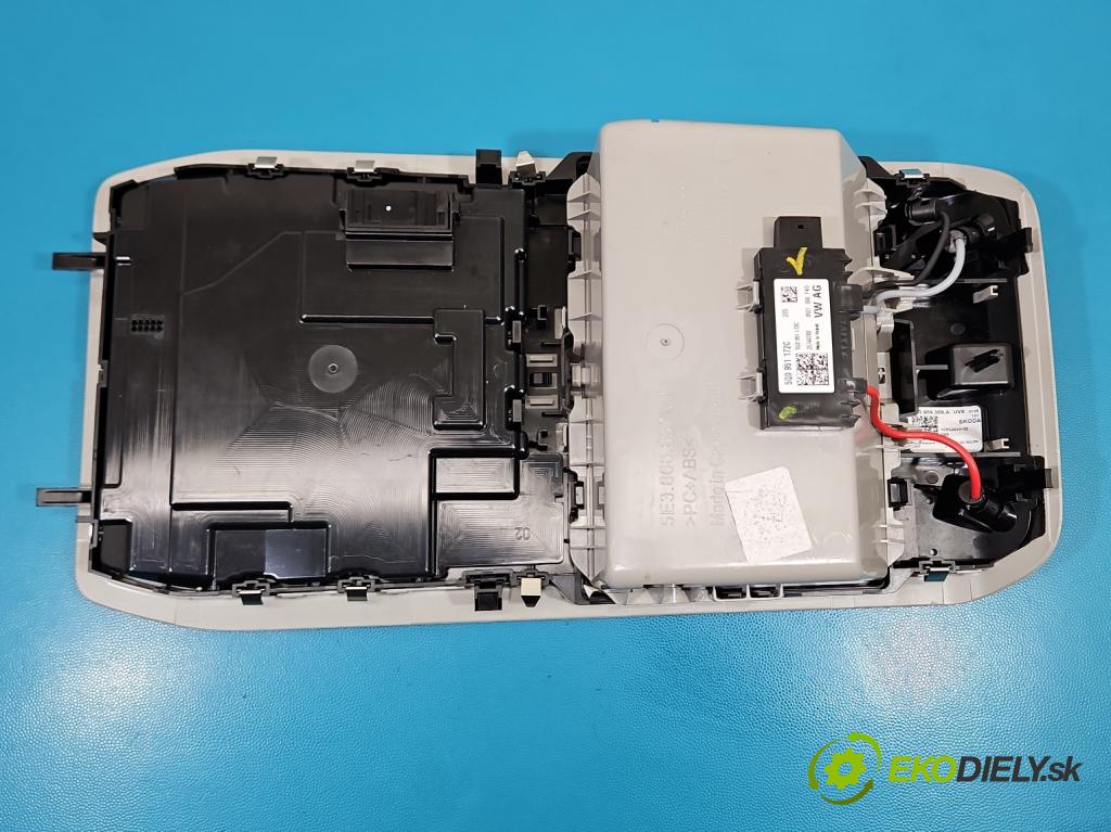Skoda Octavia IV 2019- 1.5 TSI 150 HP automatic 110 kW 1498 cm3 5- svetlo / reflektor interiéra 5Q0951172C