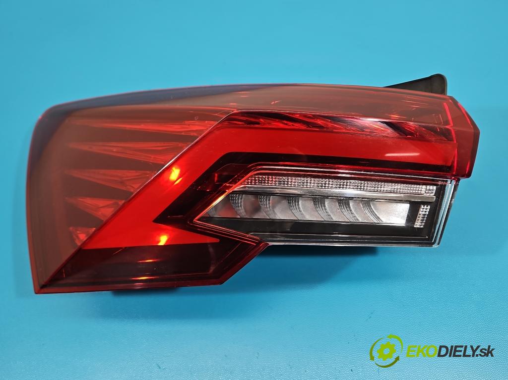 Skoda Octavia IV 2019- 1.5 TSI 150 HP automatic 110 kW 1498 cm3 5- svetlo / reflektor zadné ľavé 5E3945207B (Kľučka dverí ostatné)