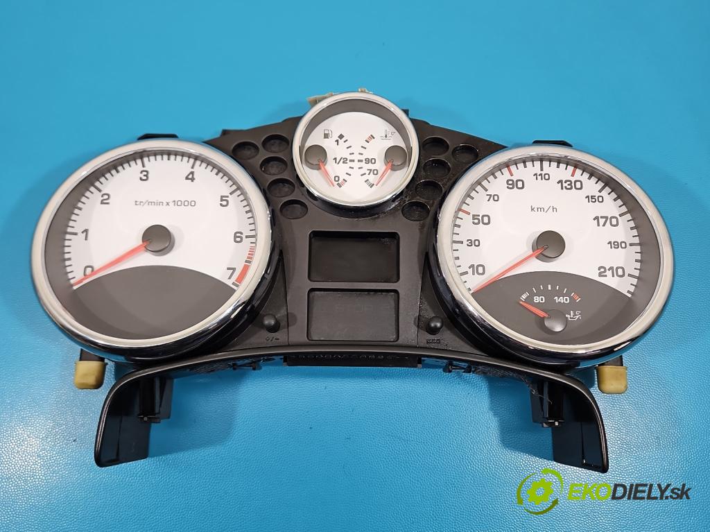 Peugeot 207 1.4 16V 95 HP manual 70 kW 1397 cm3 3- prístrojovka/ budíky 9662904080 (Prístrojová doska)