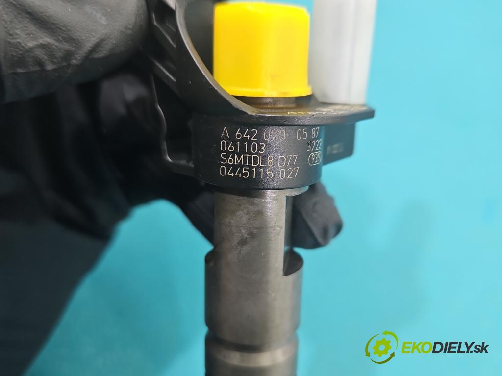 Mercedes ML W164 2005-2011 3.0 cdi 224hp automatic 165 kW 2987 cm3 5- vstrek 0445115027 (Vstrekovač paliva)