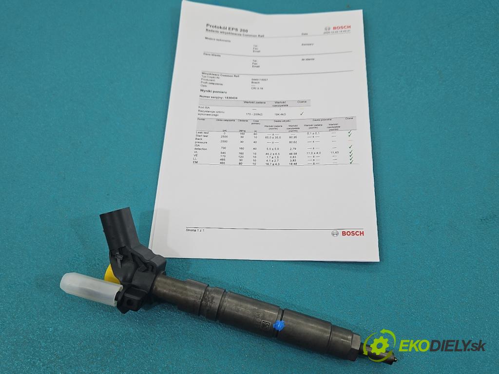 Mercedes ML W164 2005-2011 3.0 cdi 224hp automatic 165 kW 2987 cm3 5- vstrek 0445115027 (Vstrekovač paliva)