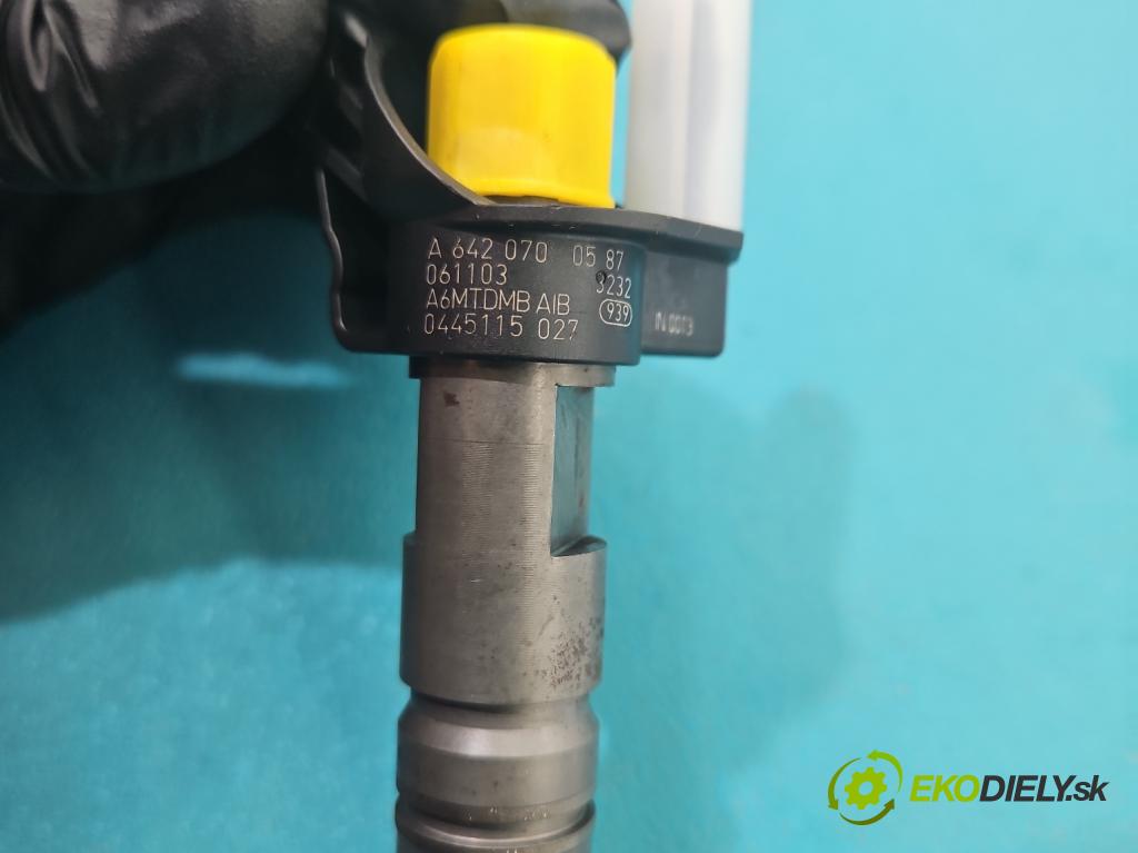 Mercedes ML W164 2005-2011 3.0 cdi 224hp automatic 165 kW 2987 cm3 5- vstrek 0445115027 (Vstrekovač paliva)