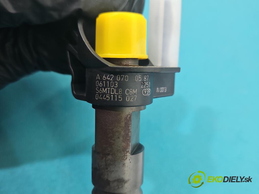 Mercedes ML W164 2005-2011 3.0 cdi 224hp automatic 165 kW 2987 cm3 5- vstrek 0445115027 (Vstrekovač paliva)