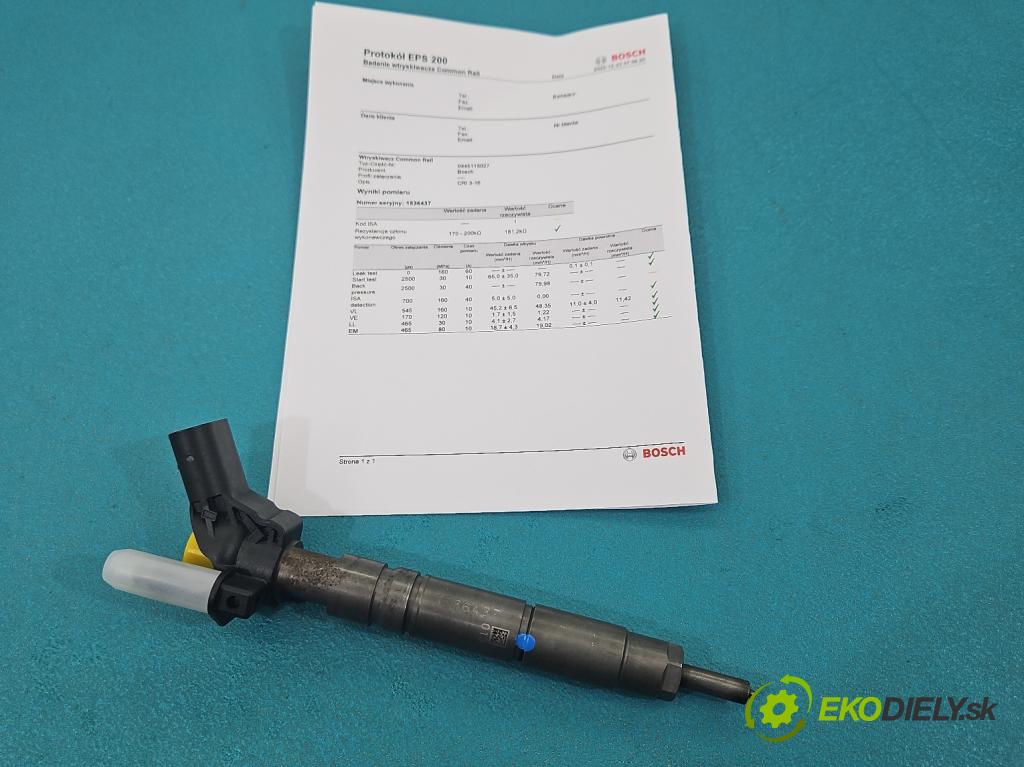 Mercedes ML W164 2005-2011 3.0 cdi 224hp automatic 165 kW 2987 cm3 5- vstrek 0445115027 (Vstrekovač paliva)