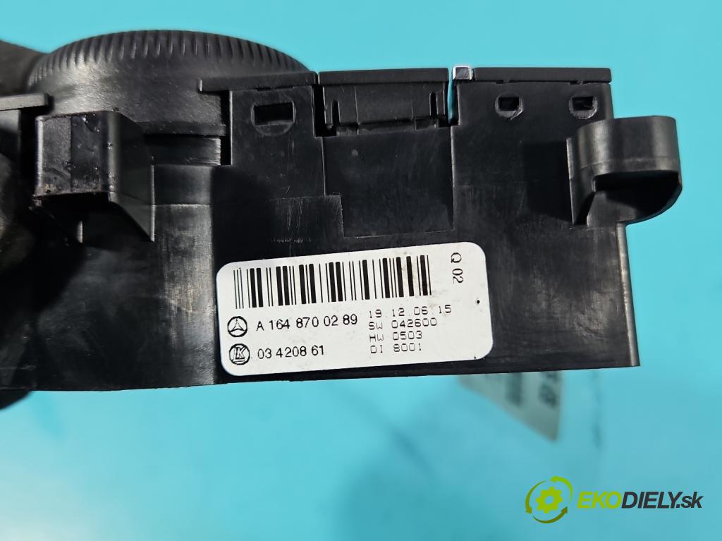 Mercedes ML W164 2005-2011 3.0 cdi 224hp automatic 165 kW 2987 cm3 5- panel kúrenia A1648700289