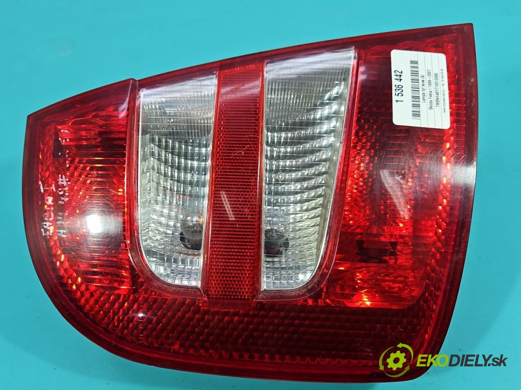 Skoda Fabia I 1999-2007 1.4 mpi 60 HP manual 44 kW 1397 cm3 5- svetlo / reflektor zadné ľavé 6Y6945111B (Kľučka dverí ostatné)