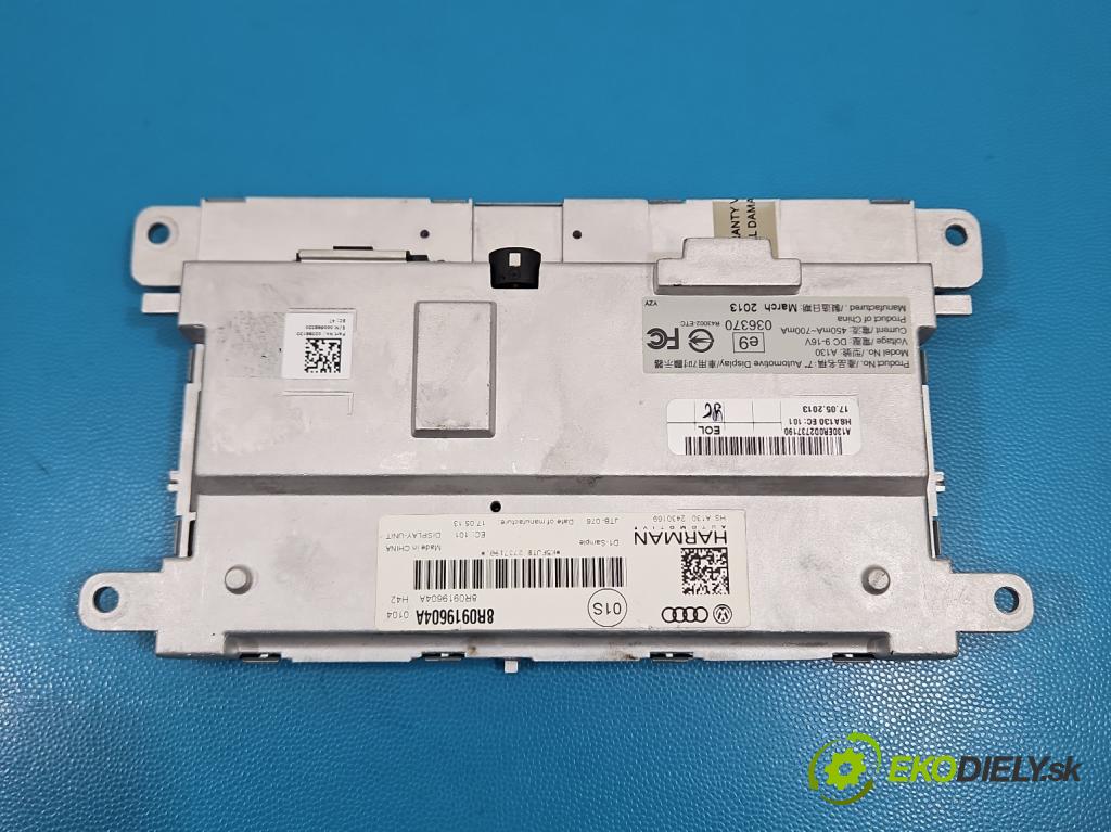 Audi Q5 2008-2016 2.0 TFSI 224hp automatic 165 kW 1984 cm3 5- Zobrazit: 8R0919604A (Prístrojová doska)