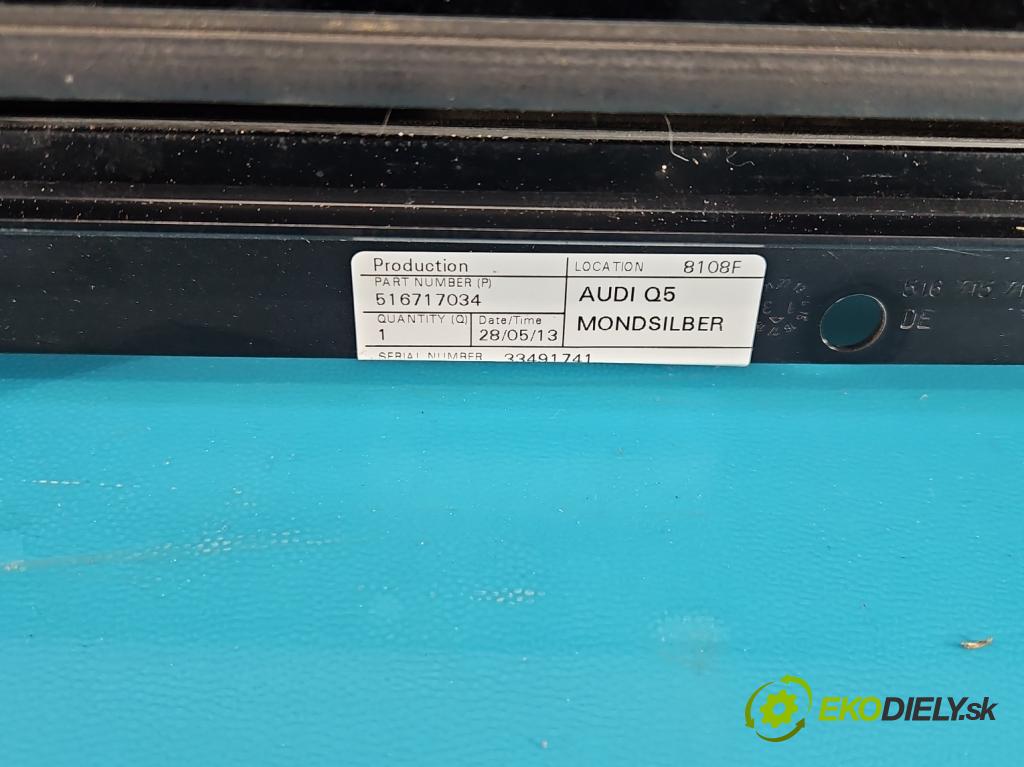 Audi Q5 2008-2016 2.0 TFSI 224 hp automatic 165 kW 1984 cm3 5- Střešní okno: 8R0877041B (Sklo karoserie)