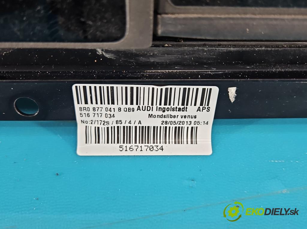 Audi Q5 2008-2016 2.0 TFSI 224 hp automatic 165 kW 1984 cm3 5- Střešní okno: 8R0877041B (Sklo karoserie)