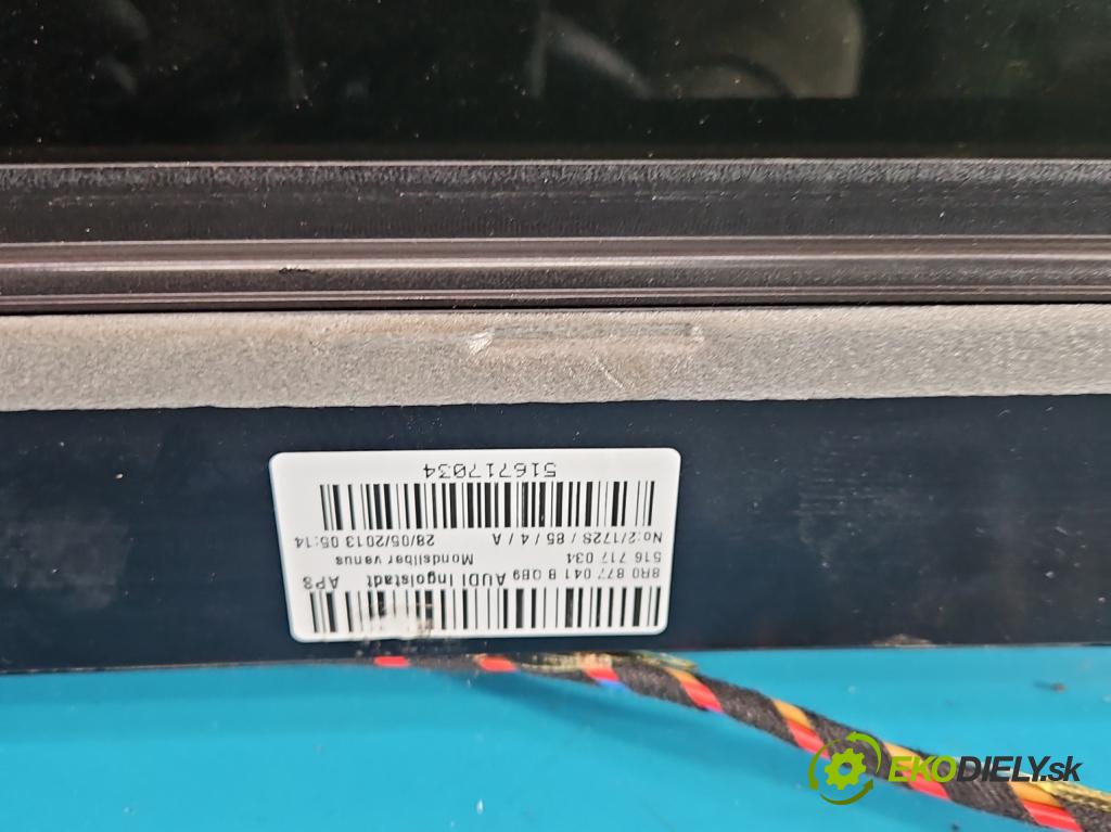 Audi Q5 2008-2016 2.0 TFSI 224 hp automatic 165 kW 1984 cm3 5- Střešní okno: 8R0877041B (Sklo karoserie)