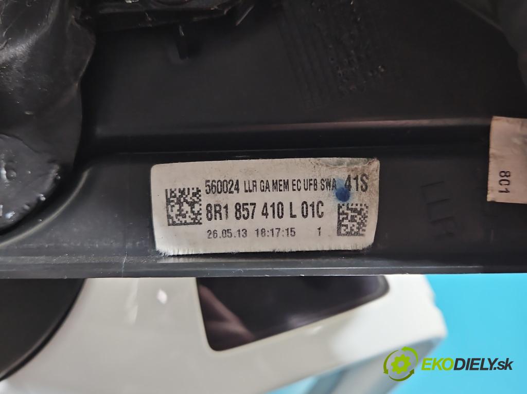 Audi Q5 2008-2016 2.0 TFSI 224 hp automatic 165 kW 1984 cm3 5- zpětné zrcátko pravé 8R1857410L (Klika dveří ostatní)