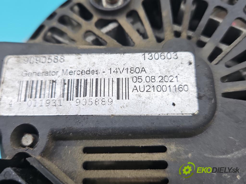 Mercedes ML W164 2005-2011 3.0 cdi 224hp automatic 165 kW 2987 cm3 5- Alternator  (Alternátor)