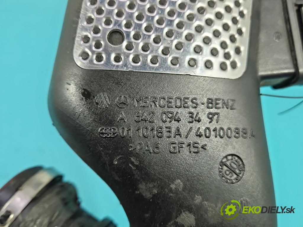 Mercedes ML W164 2005-2011 3.0 cdi 224hp automatic 165 kW 2987 cm3 5- průtokoměr: A6420943497 (Váha vzduchu)