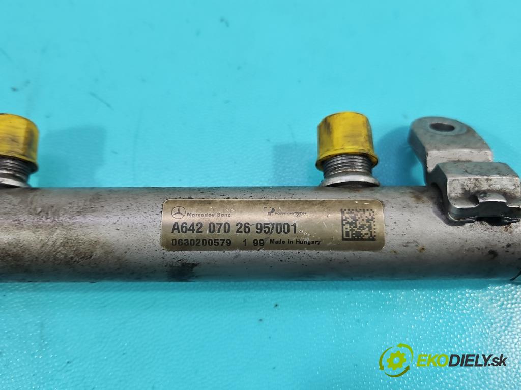 Mercedes ML W164 2005-2011 3.0 cdi 224 hp automatic 165 kW 2987 cm3 5- lišta vstřikovací A6420702695 (Vstřikovací lišta)