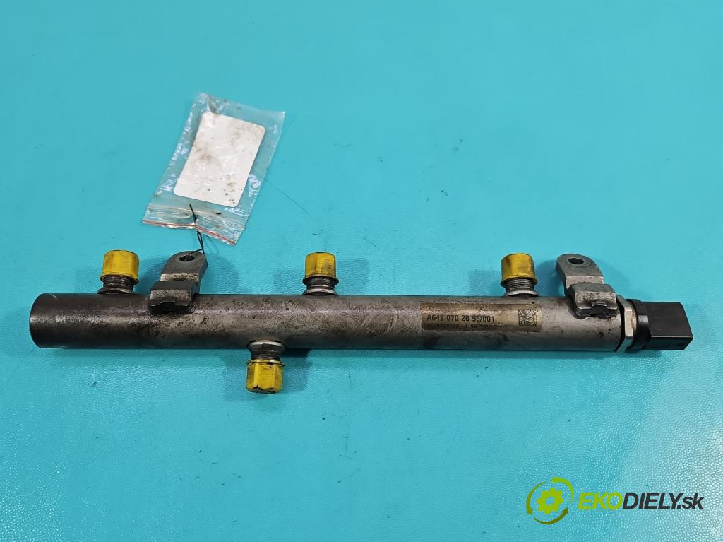 Mercedes ML W164 2005-2011 3.0 cdi 224 hp automatic 165 kW 2987 cm3 5- lišta vstřikovací A6420702695 (Vstřikovací lišta)