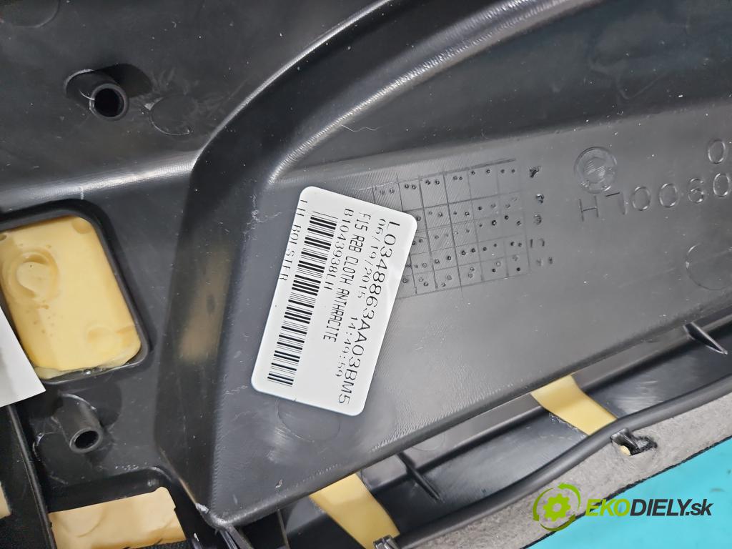 Bmw X5 F15 2013-2018 3.0d 258 HP automatic 190 kW 2993 cm3 5- Pohovka: zadné  (Sedadlo)