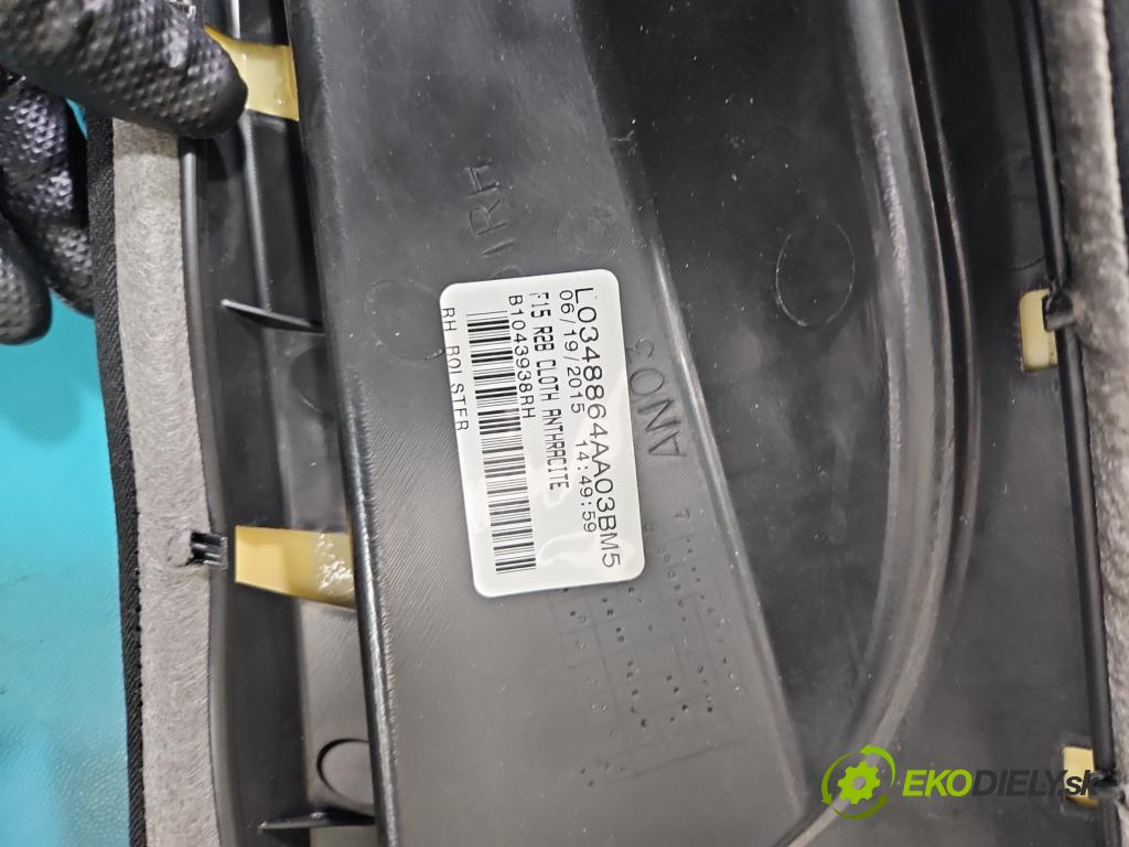 Bmw X5 F15 2013-2018 3.0d 258 HP automatic 190 kW 2993 cm3 5- Pohovka: zadné  (Sedadlo)