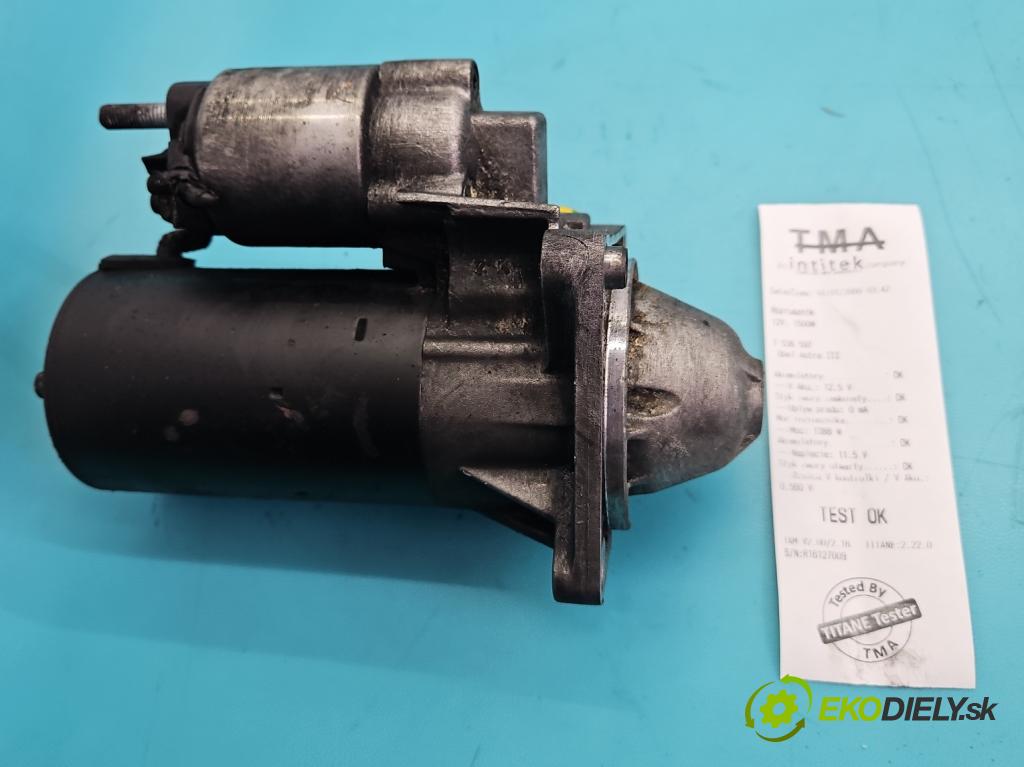 Opel Astra III 2004-2014 1.9 cdti 101 HP manual 74 kW 1910 cm3 5- štartér  (Štartér)