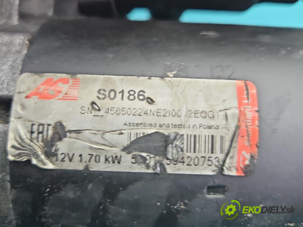 Opel Astra III 2004-2014 1.9 cdti 101 hp manual 74 kW 1910 cm3 5- startér:  (Startér)