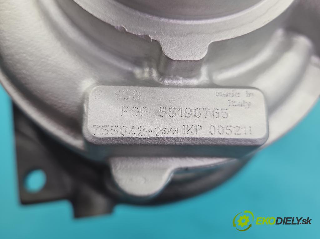 Opel Astra III 2004-2014 1.9 cdti 101 HP manual 74 kW 1910 cm3 5- turbodúchadlo, turbo repasovaná 755042-2