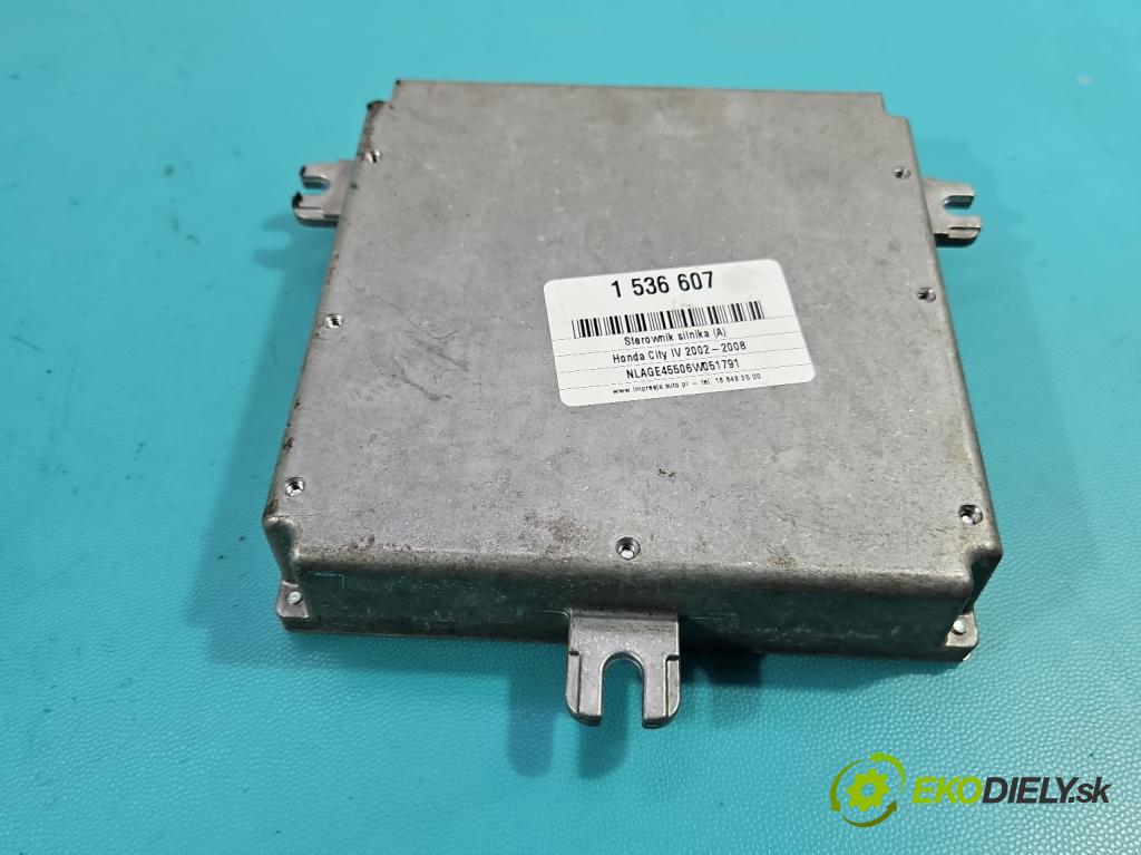 Honda City IV 2002-2008 1.4 8v 83 HP manual 61 kW 1339 cm3 4- riadiaca jednotka motora 37820-REG-B01