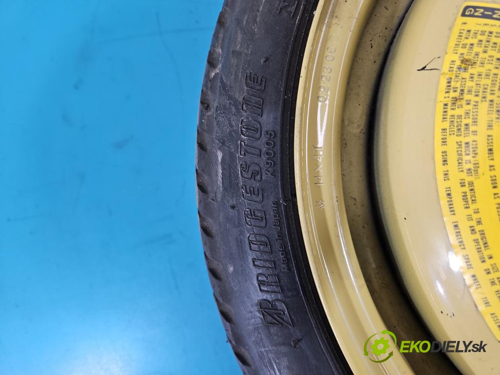 Honda City IV 2002-2008 1.4 8v 83 hp manual 61 kW 1339 cm3 4- kolo náhradní 14"