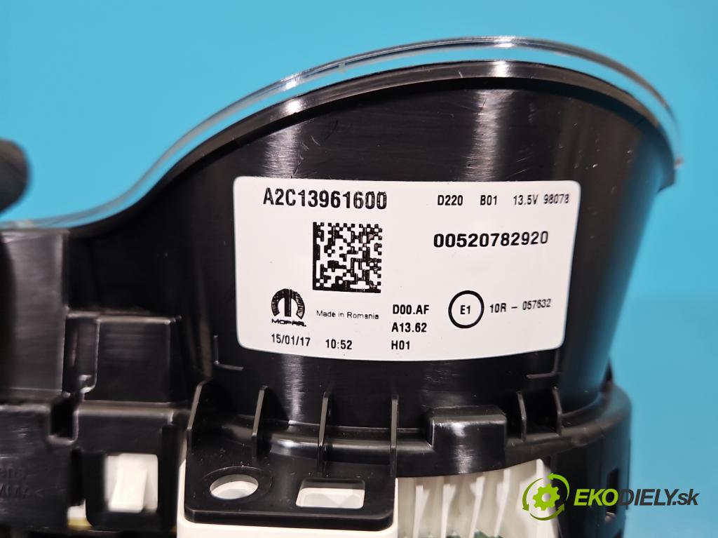 Fiat Tipo II 2015- 1.4 16v 95 HP manual 70 kW 1368 cm3 4- prístrojovka/ budíky A2C13961600 (Prístrojová doska)