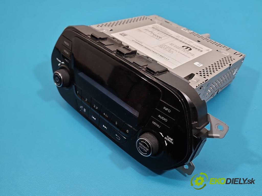 Fiat Tipo II 2015- 1.4 16v 95 HP manual 70 kW 1368 cm3 4- Radio originál 07356609100