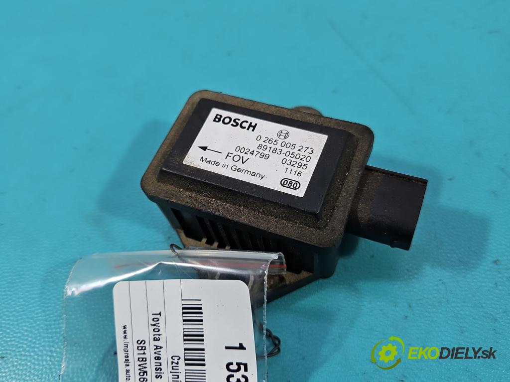 Toyota Avensis II T25 2003-2008 2.0 d4d 116 HP manual 85 kW 1995 cm3 4- snímač ESP 0265005273