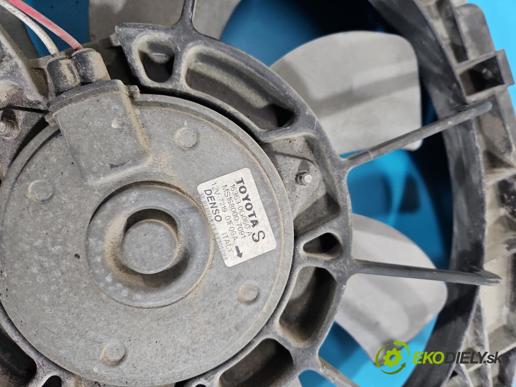 Toyota Avensis II T25 2003-2008 2.0 d4d 116 HP manual 85 kW 1995 cm3 4- Ventilátor chladiča 16363-0G050