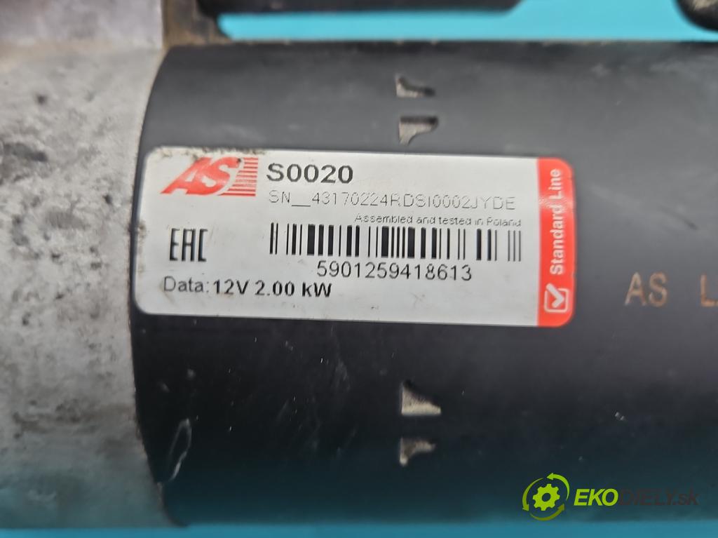 Toyota Avensis II T25 2003-2008 2.0 d4d 116 HP manual 85 kW 1995 cm3 4- štartér  (Štartér)