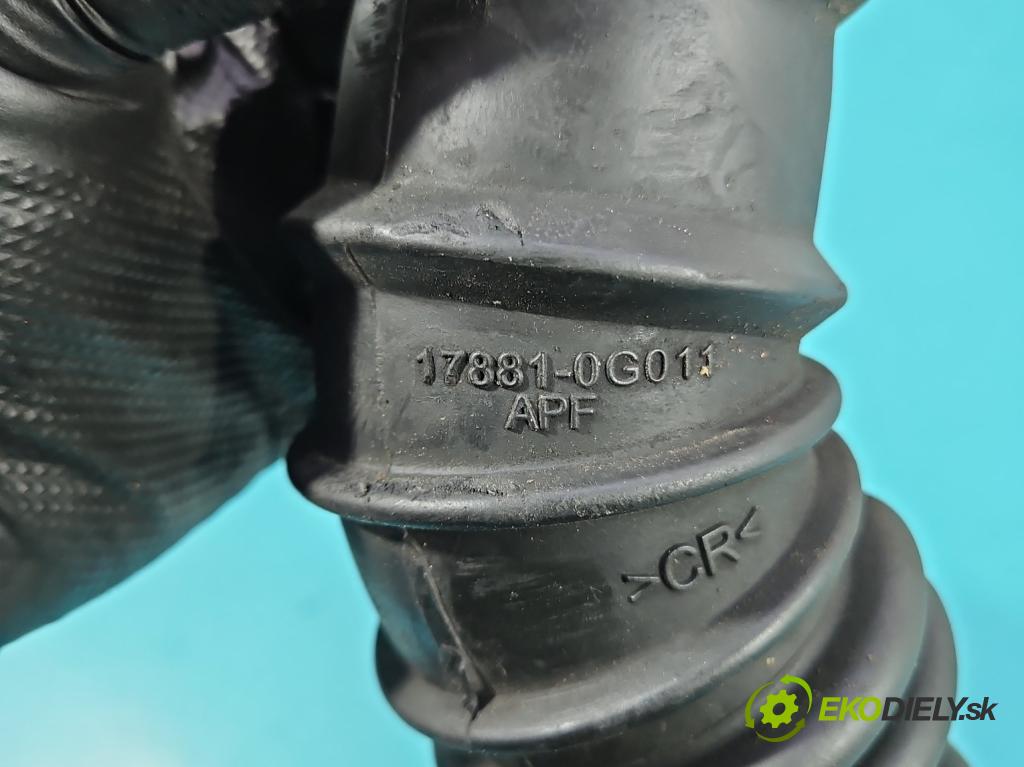 Toyota Avensis II T25 2003-2008 2.0 d4d 116 HP manual 85 kW 1995 cm3 4- Trubka: 17881-0G011