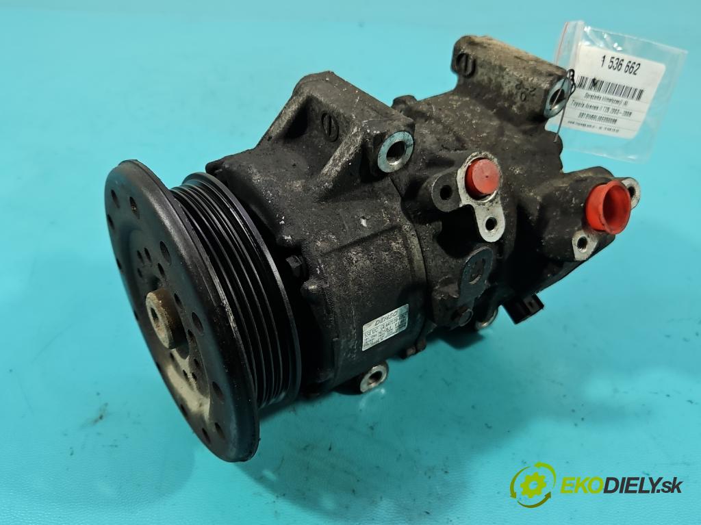 Toyota Avensis II T25 2003-2008 2.0 d4d 116 hp manual 85 kW 1995 cm3 4- Kompresor: klíma 447220-9752 (Kompresor klimatizace)