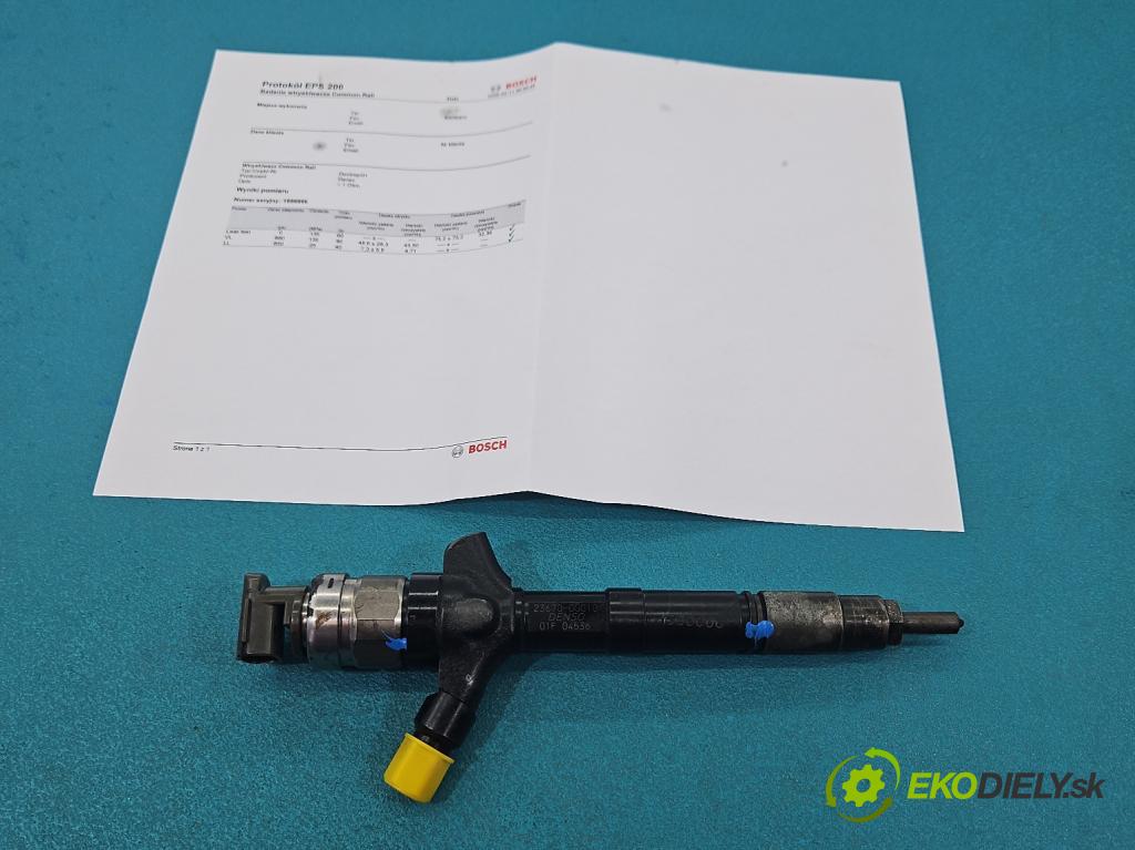 Toyota Avensis II T25 2003-2008 2.0 d4d 116 HP manual 85 kW 1995 cm3 4- vstrek 23670-0G010 (Vstrekovač paliva)