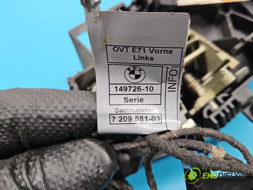 Bmw X6 E71 2007–2014 3.0d 306KM automatic 225 kW 2993 cm3 5- rukoväť predné ľavé mimo: 777 (Kľučka dverí vonkajšia predná ľavá)